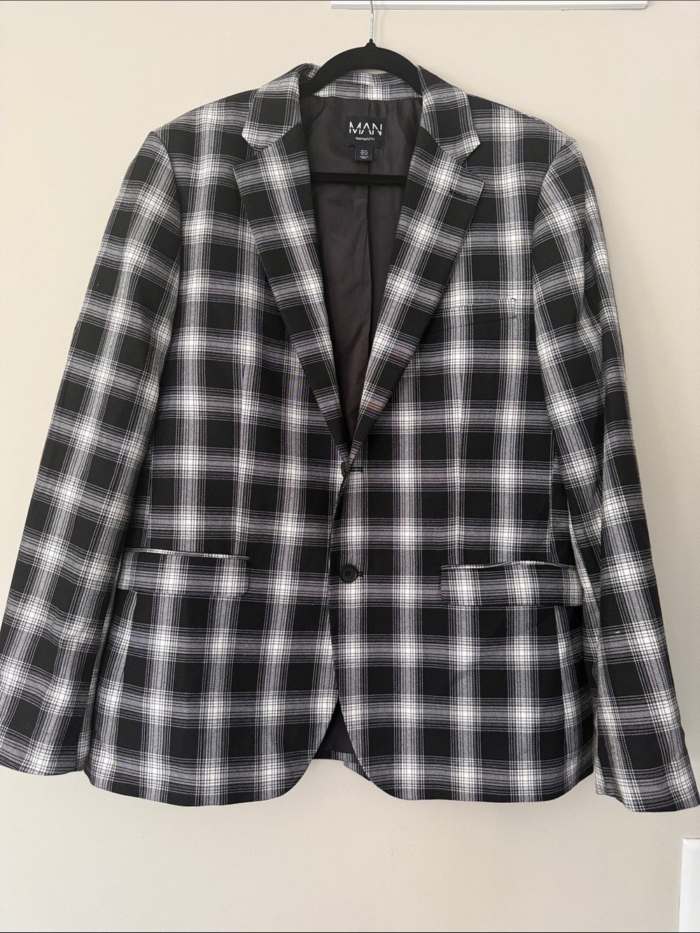 Men’s Plaid Suit Jacket